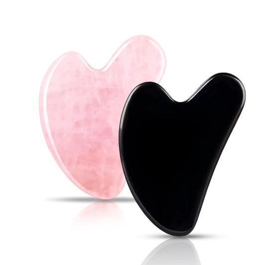 Elegant Skin Jade & Quartz Gua Sha Duo
