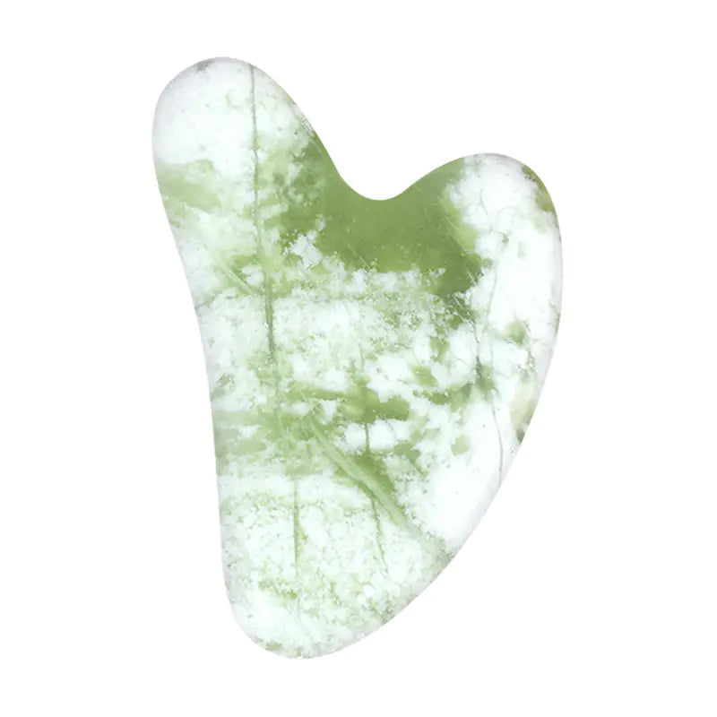 Elegant Skin Natural Jade Gua Sha Facial Massage Tool for Face
