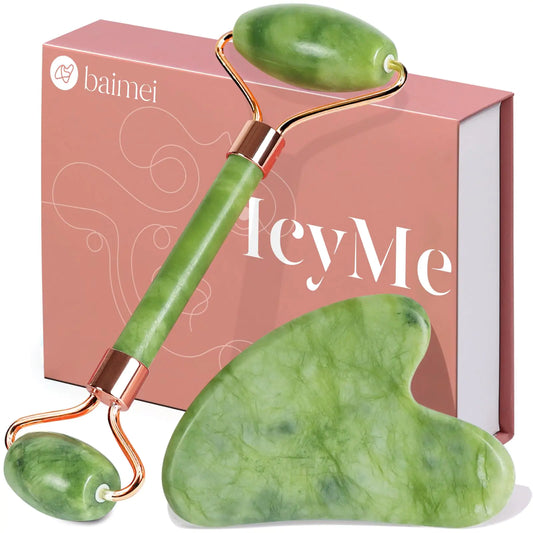 Gua Sha Tool & Jade Roller