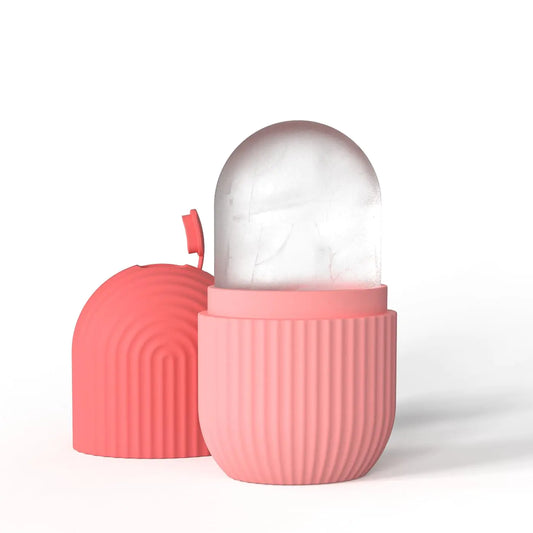 Contour Ice Roller for Face Ice Cube Facial Roller Massager Reusable Silicone Face/Neck