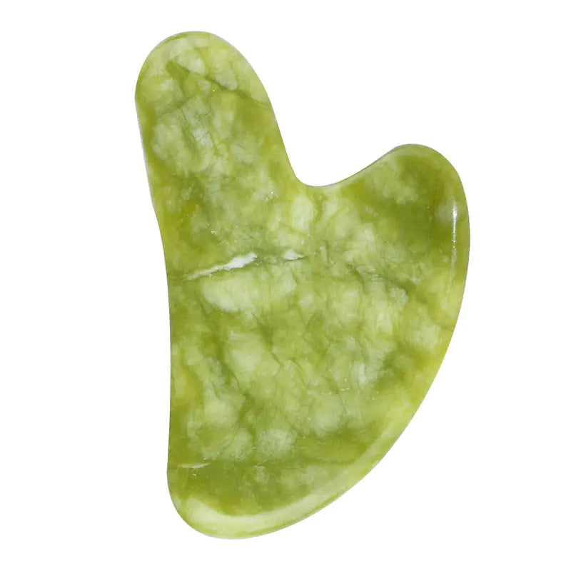 Elegant Skin Natural Jade Gua Sha Facial Massage Tool for Face